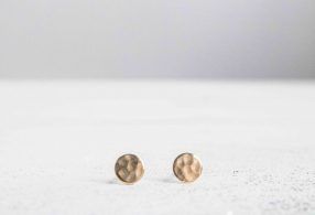 Fauna_y_Flora_Pendientes_Mercurio Pendientes Mercurio círculo textura de Fauna y Flora joyas