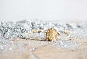 Luna llena pulsera oro Fauna y Flora Luna llena pulsera oro Fauna y Flora