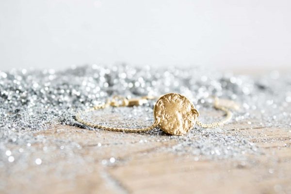 Luna llena pulsera oro Fauna y Flora