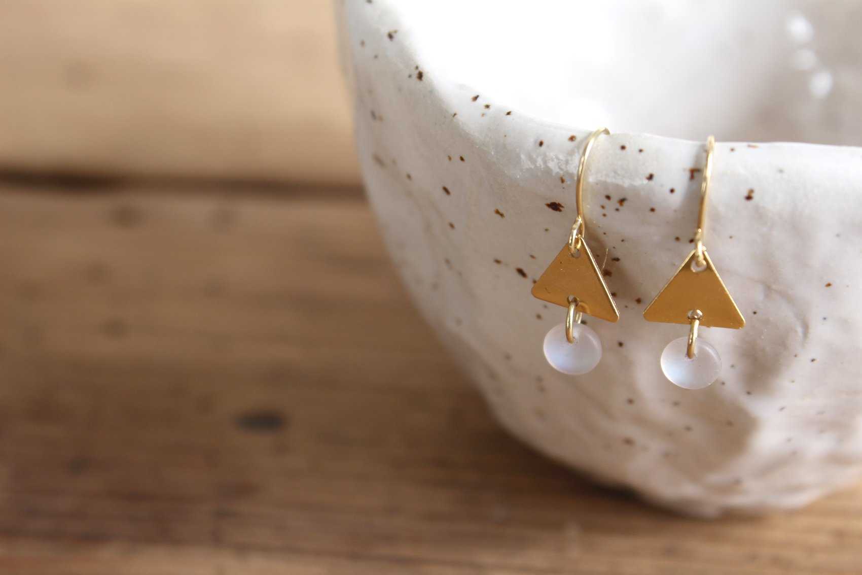 Oregon Pendientes/Earrings (Chapado Oro 16kt)