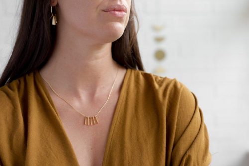 Colgante Inca Etnico Chapado en oro de 18kt Fauna y Flora
