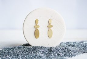 Pendientes irregulares Semilla de Fauna y Flora