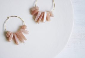 Pendientes Estallido primavera piedras Piedra Sol Pendientes Estallido primavera piedras Piedra Sol