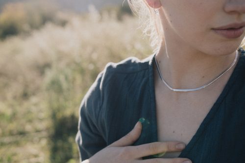 Fauna y Flora collar cadena plata Río