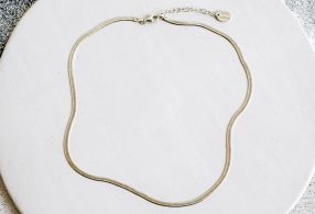 Fauna y Flora collar cadena plata Río