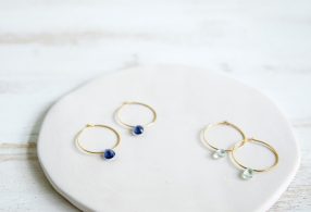 Fauna y Flora pendientes aro gota mineral Esencia8 Fauna y Flora pendientes aro gota mineral Esencia8