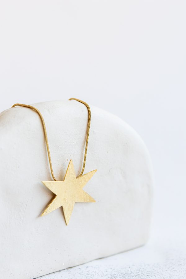 Colgante estrella dorada Lumière Fauna y Flora