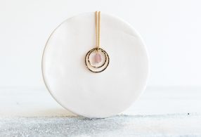 Collar piedras naturales Fauna y Flora Prometeo 12 Collar piedras naturales Fauna y Flora Prometeo Cuarzo Fresa