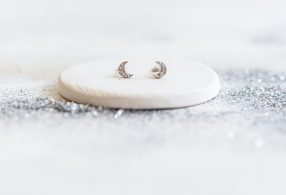 Pendientes Luna plata y circonitas Fauna y Flora Nocturna Pendientes Luna plata y circonitas Fauna y Flora Nocturna