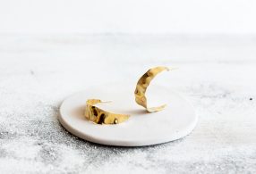 Pendientes aros dorados Fauna y Flora diosa Diana Pendientes aros dorados Fauna y Flora diosa Diana