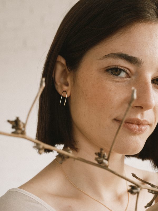 Pendientes formas organicas plata 925 Fauna y Flora Sendero y Puente