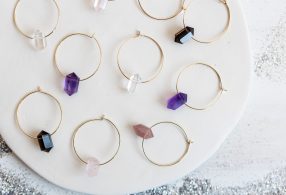 Pendientes piedras de colores biterminado cuarzo y minerales Fauna y Flora Artemis 3 Pendientes piedras de colores biterminado cuarzo y minerales Fauna y Flora Artemis 3