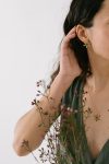Conjunto joyas primavera flor Roseta amatista Fauna y Flora