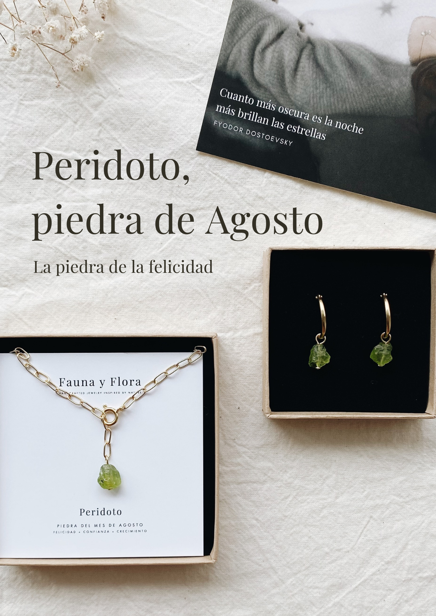 Joyas con Peridoto Agosto