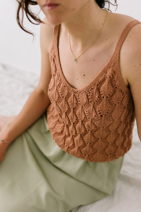 Joyas inspiradas en la naturaleza Fauna y Flora collar hoja turmalina