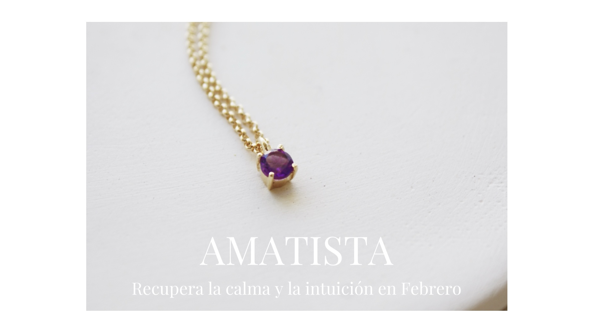 Joyas de Amatista