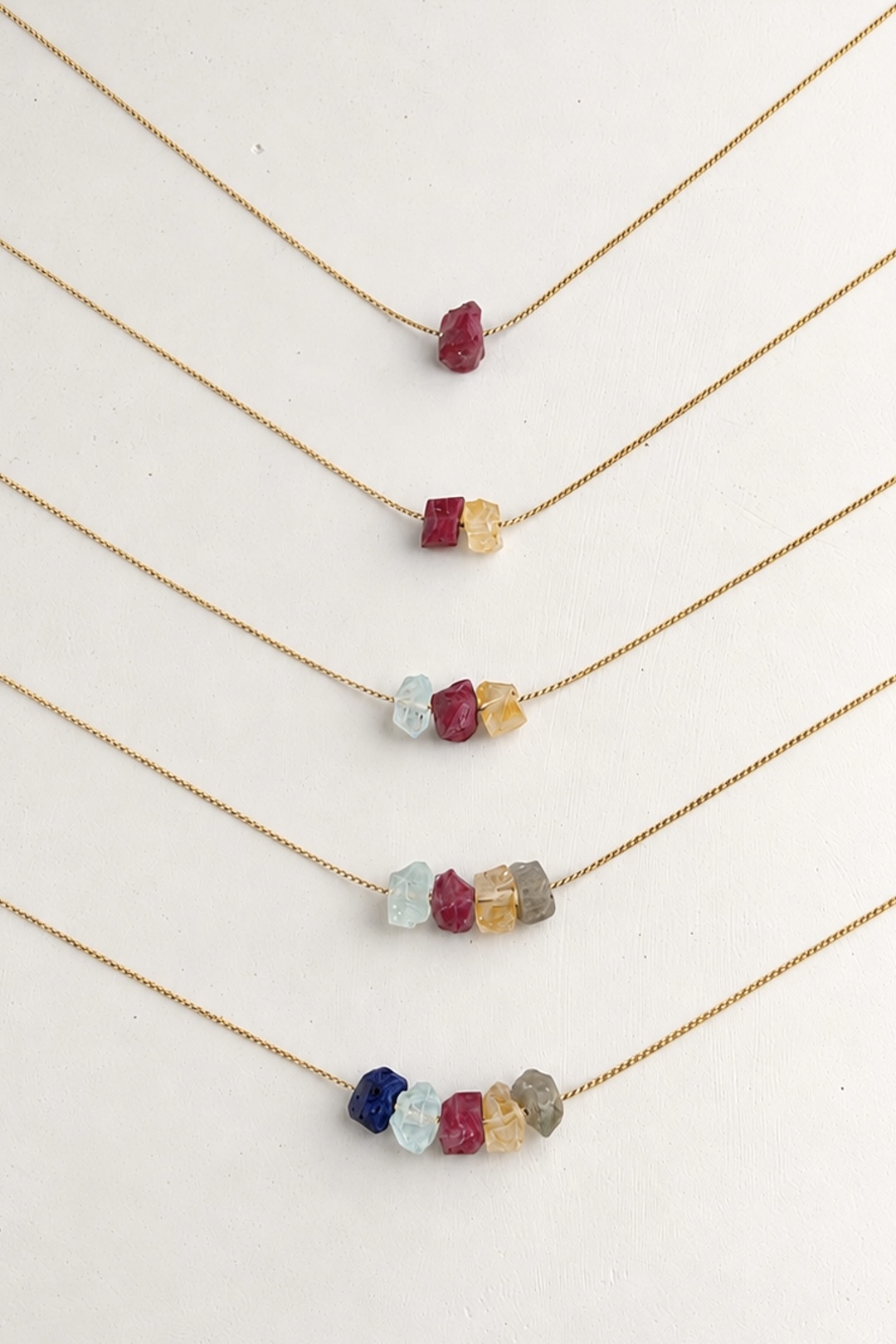 Collares personalizados con piedras naturales Tosca Fauna y Flora