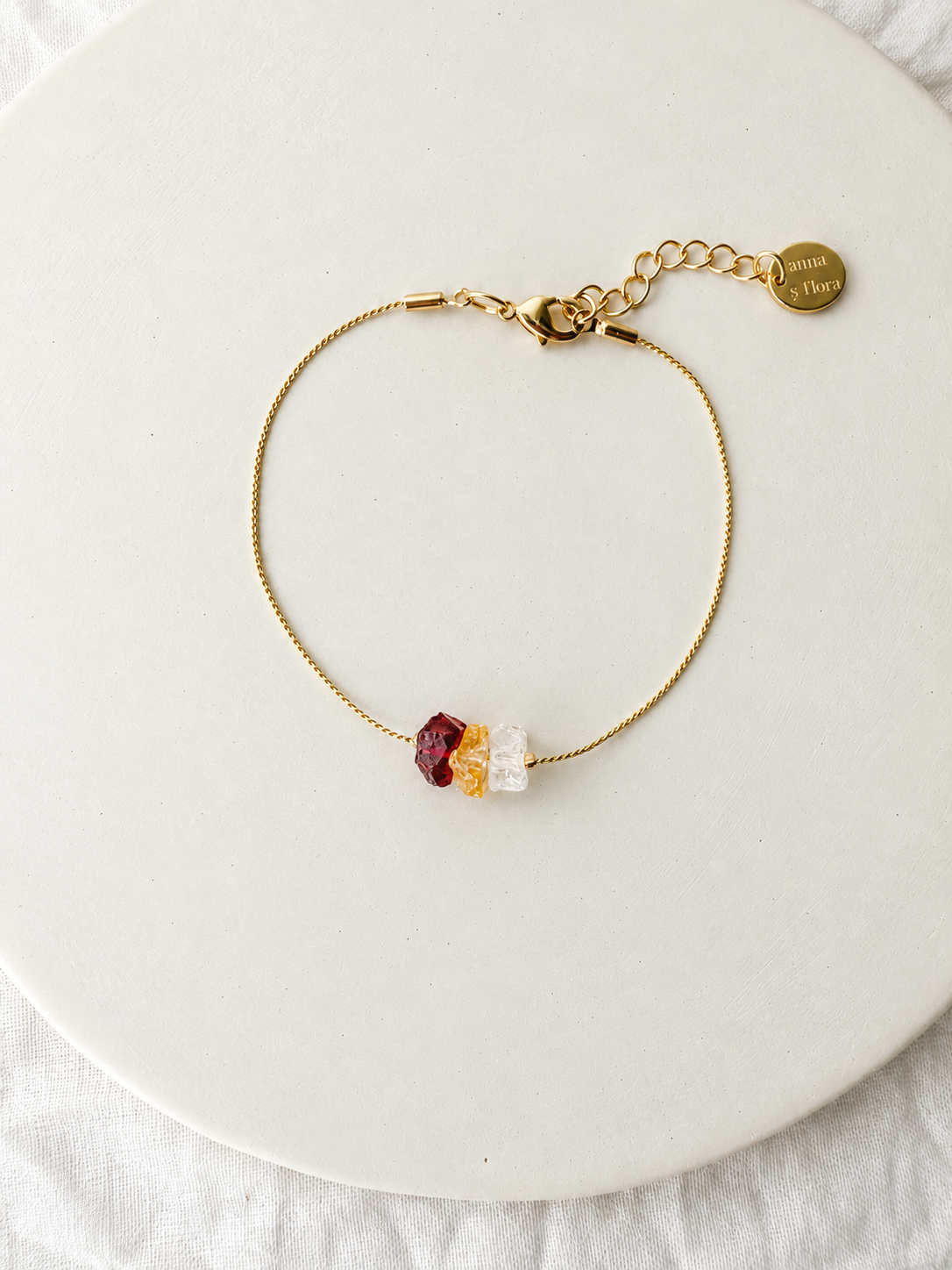 Pulsera personalizada Amuleto con piedras naturales Fauna y Flora